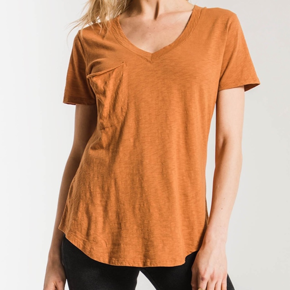 Cotton slub pocket tee NWT Firm